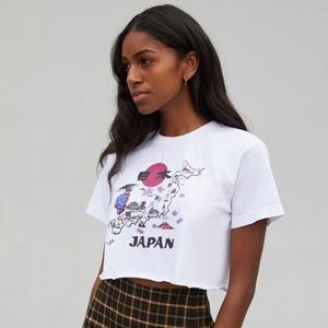 John Galt Jamie Japan Map T-Shirt Brandy Melville